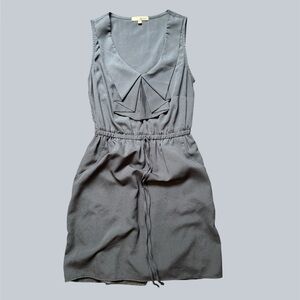 BEBOP Gray Ruffle Sleeveless Formal Dress | Women’s size S